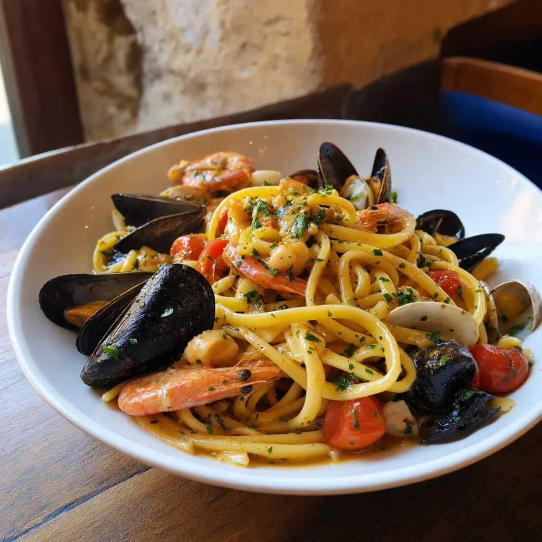 Scialatielli ai frutti di mare